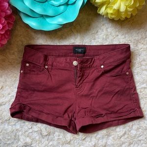 Maroon shorts
